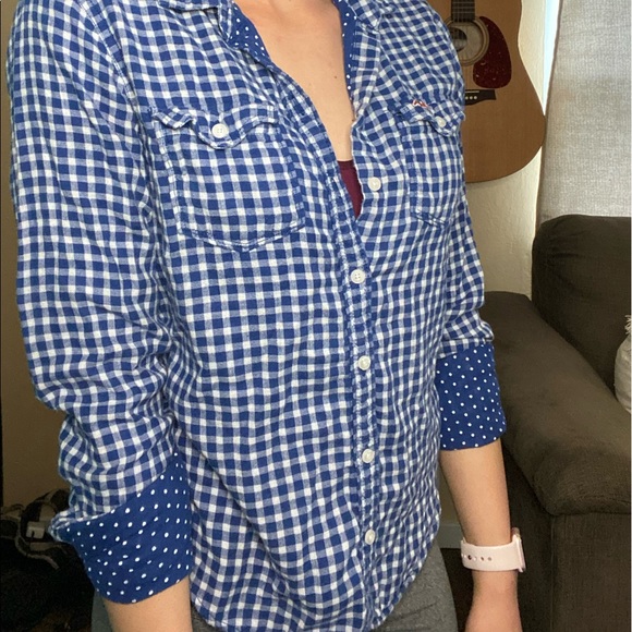 Checkered Button Down Shirt - Picture 4 of 5